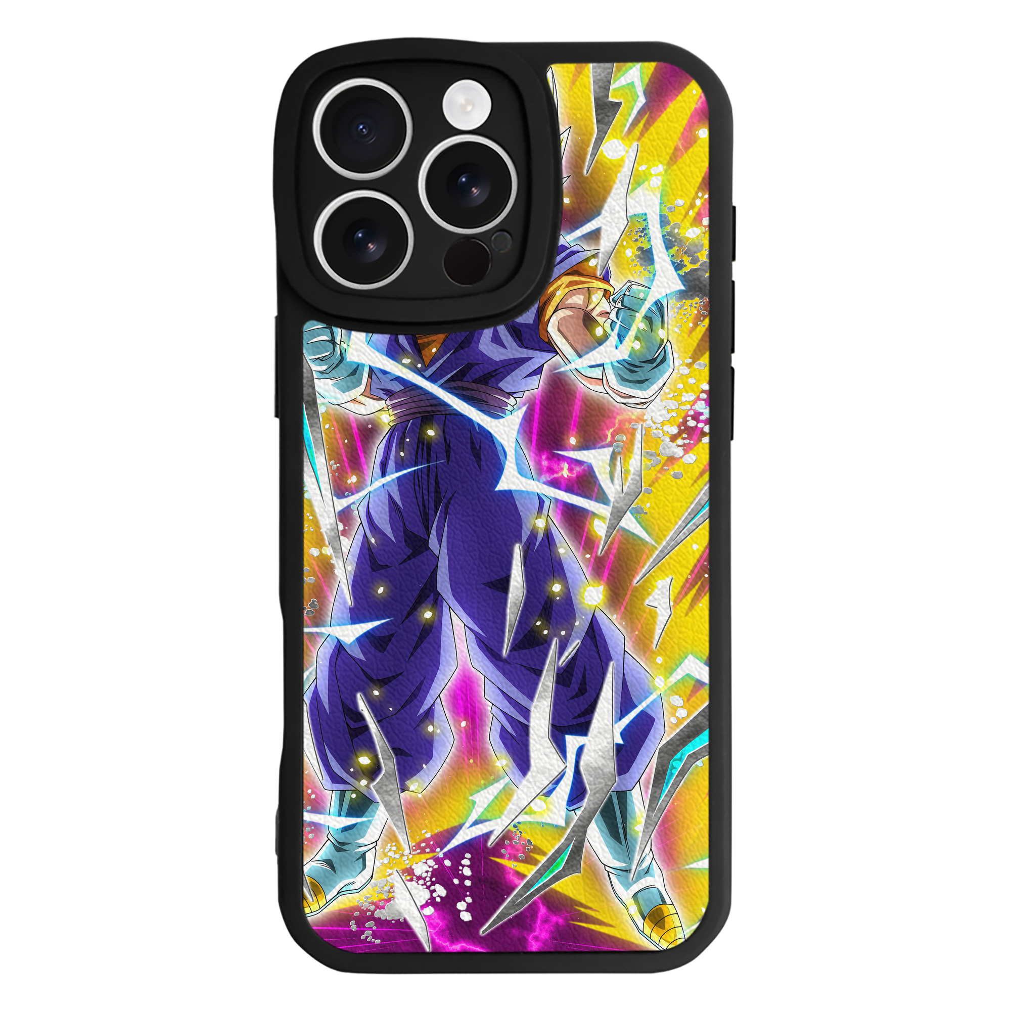 （画像用） ドラゴンボール DRAGON BALL 【iPhone 16シリーズ対応】シリコンスマホケース（レザー調） 材質：シリコン
